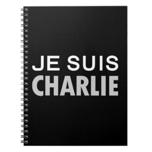 JE SUIS CHARLIE - national unity people Notebook