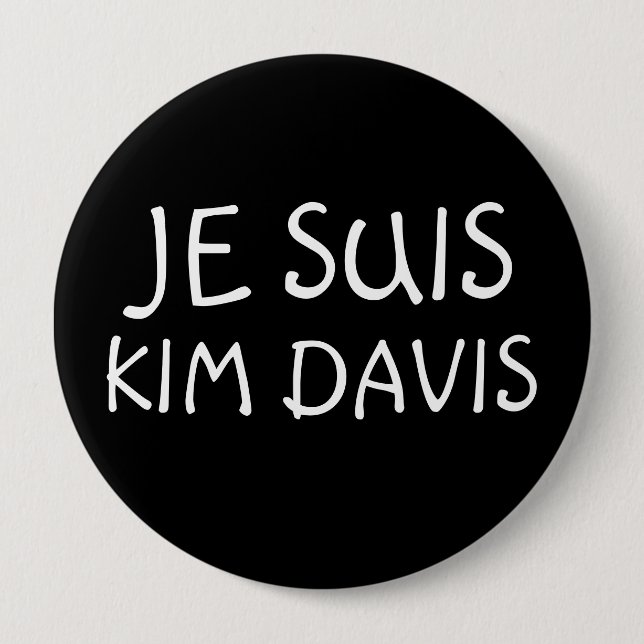 JE SUIS (I AM) KIM DAVIS Buttons (Front)