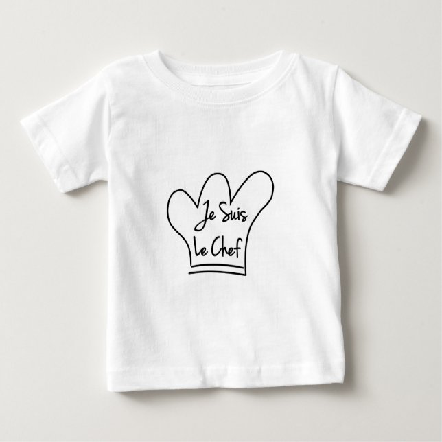 Je Suis Le Chef Baby T-Shirt (Front)