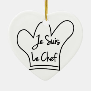 Je Suis Le Chef Ceramic Tree Decoration