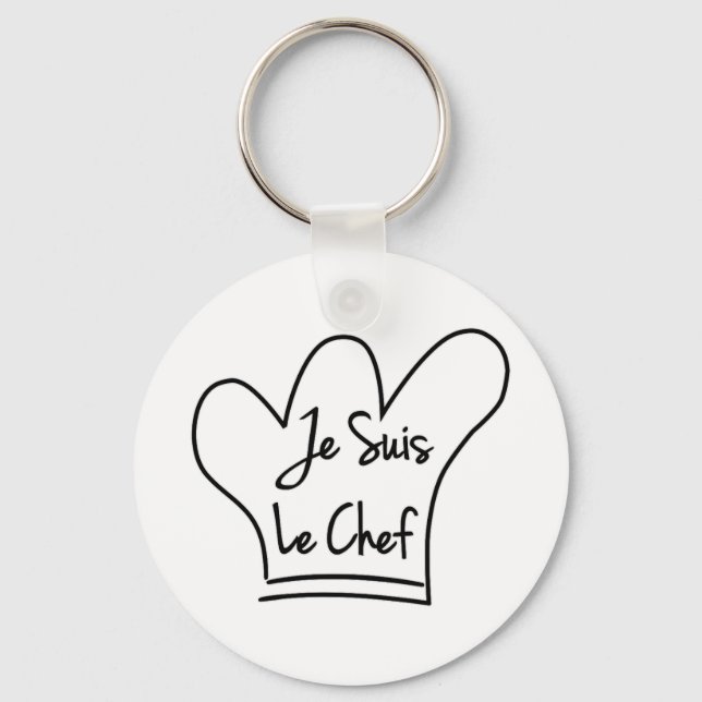 Je Suis Le Chef Key Ring (Front)