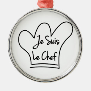 Je Suis Le Chef Metal Tree Decoration
