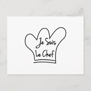 Je Suis Le Chef Postcard