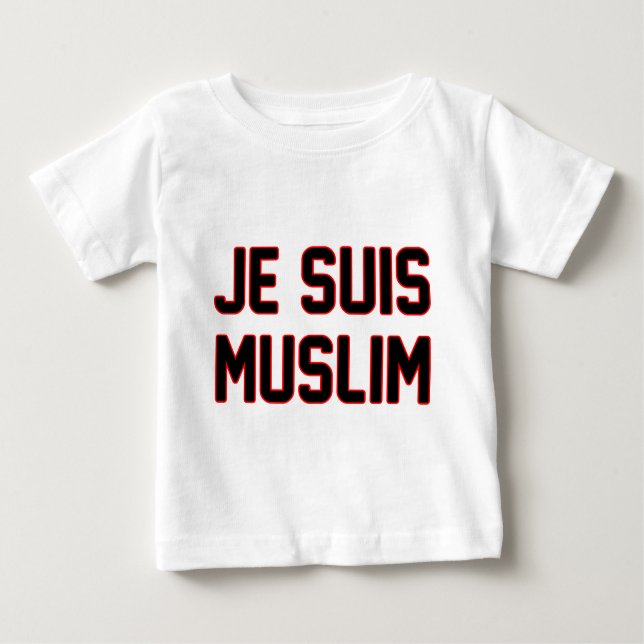 Je Suis Muslim Baby T-Shirt (Front)