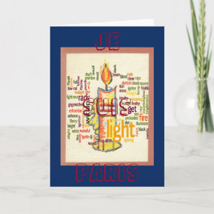 Je Suis Paris Light Lovely greeting card