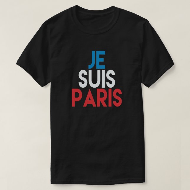 JE SUIS PARIS T-Shirt (Design Front)