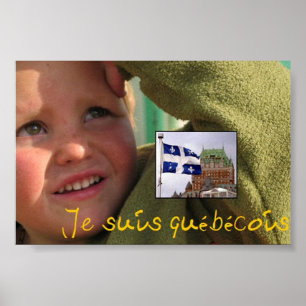 je suis quebecois poster
