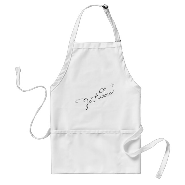 Je T adore Standard Apron (Front)