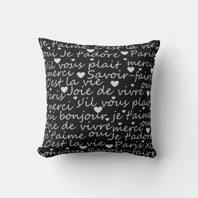 Je t’aime cushion (Front)