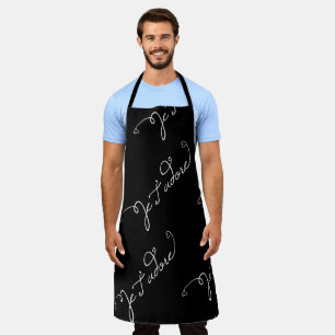 Je T'adore I Adore You in French Apron