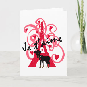 Je t'aime card