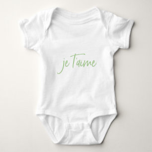 Je T'aime French I love you Cool Baby Bodysuit