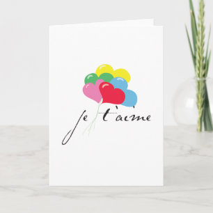 Je' taime (I love you) Holiday Card