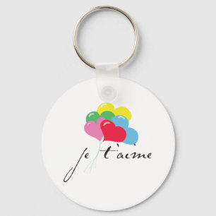 Je' taime (I love you) Key Ring