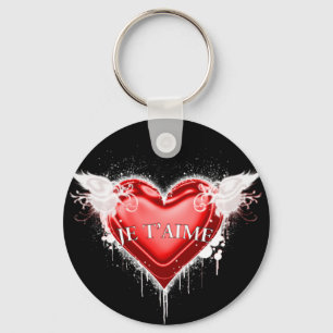Je t'aime (I love you) Key Ring