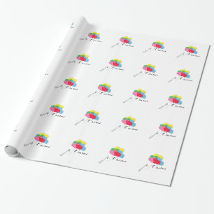 Je' taime (I love you) Wrapping Paper