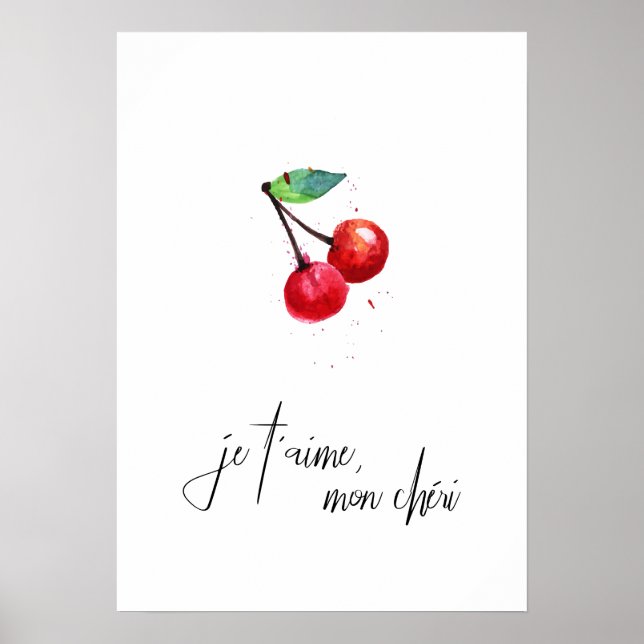 Je t'aime mon cheri poster (Front)
