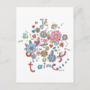 Je T'Aime Postcard