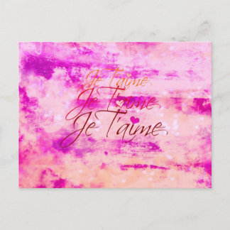 Je T'aime, Revisited Postcard