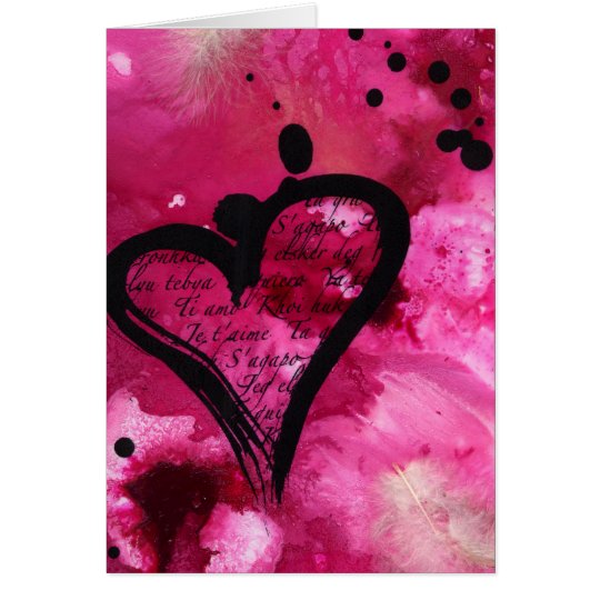 je t'aime valentine card