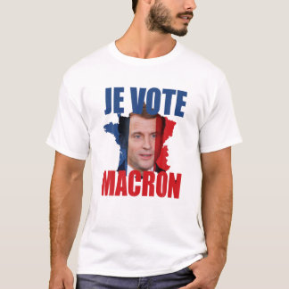 Je Vote Macron 2022 France Election 22 Macron For T-Shirt