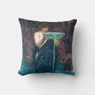 Jealous Circe, John William Waterhouse Cushion