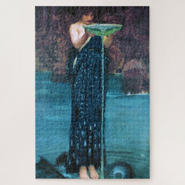 Jealous Circe, John William Waterhouse Jigsaw Puzzle (Vertical)