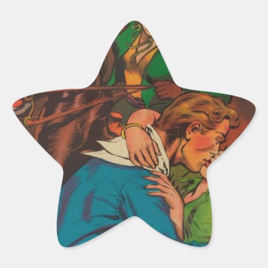 Jealous Cowgirl Star Sticker