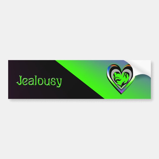 Jealousy Bumper Sticker (Front)