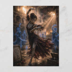 Jealousy / Flamenco Dancer / Old Theatre Postcard