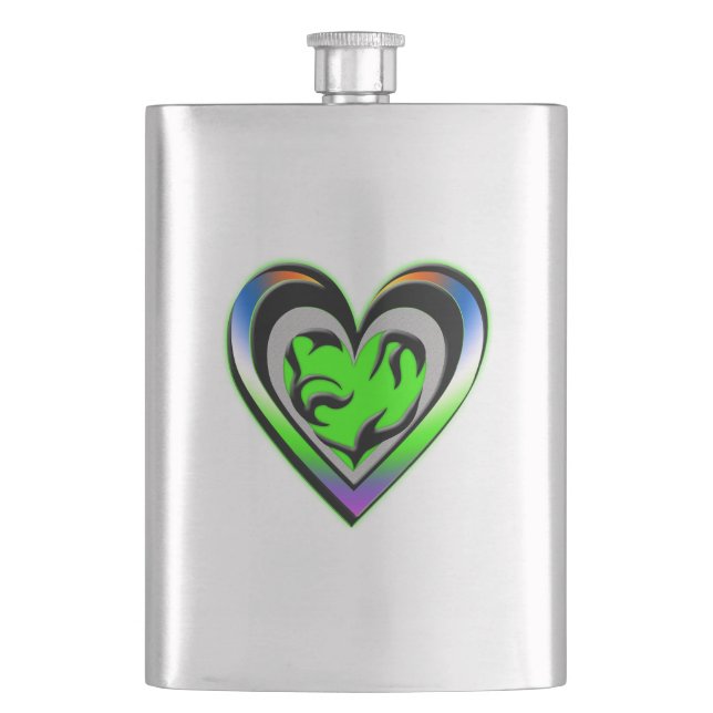 Jealousy Hip Flask (Front)