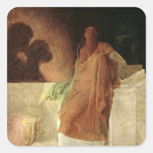 Jealousy Square Sticker