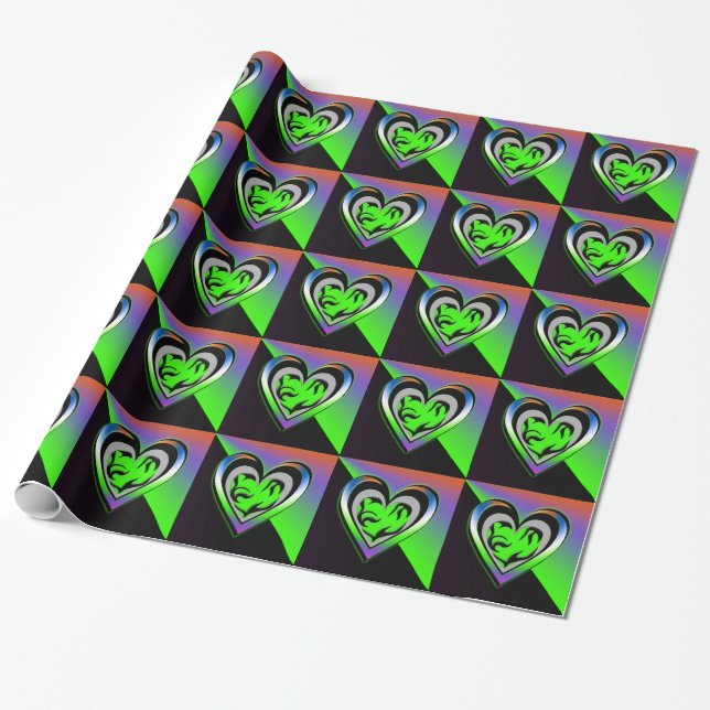 Jealousy Wrapping Paper (Unrolled)