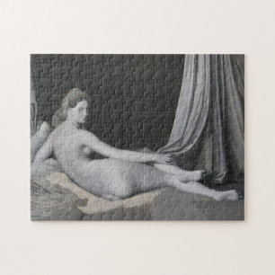Jean Auguste Dominique Ingres Odalisque in Grisa Jigsaw Puzzle