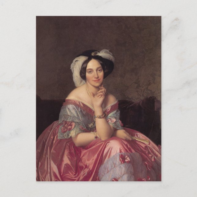 Jean Auguste Ingres Art Postcard (Front)