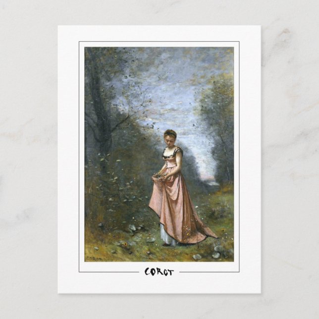 Jean-Baptiste-Camille Corot #336 - Fine Art Pos… Postcard (Front)