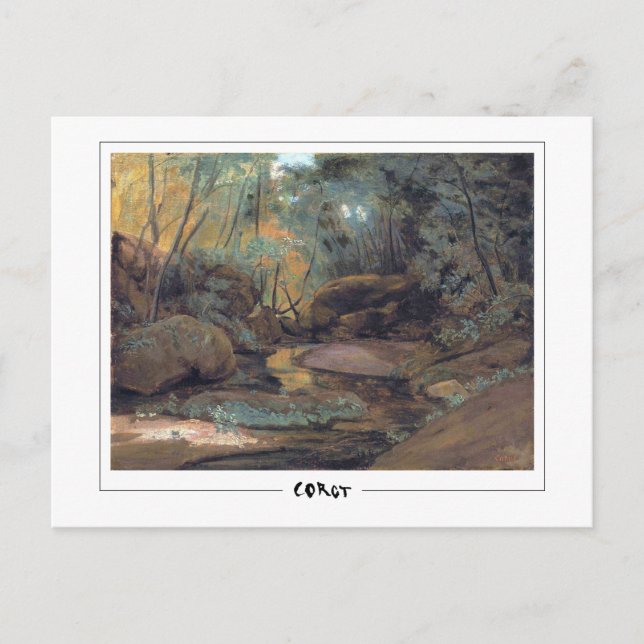 Jean-Baptiste-Camille Corot #391 - Fine Art Pos… Postcard (Front)