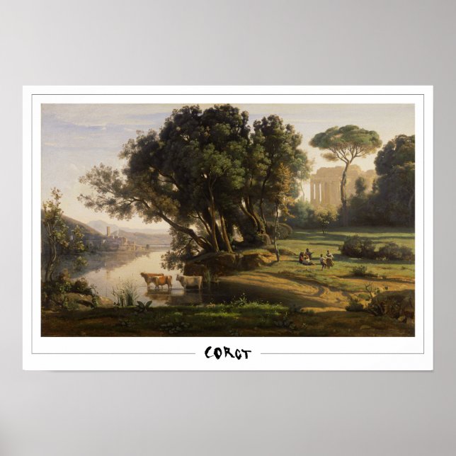 Jean-Baptiste-Camille Corot Art Poster #89 (Front)