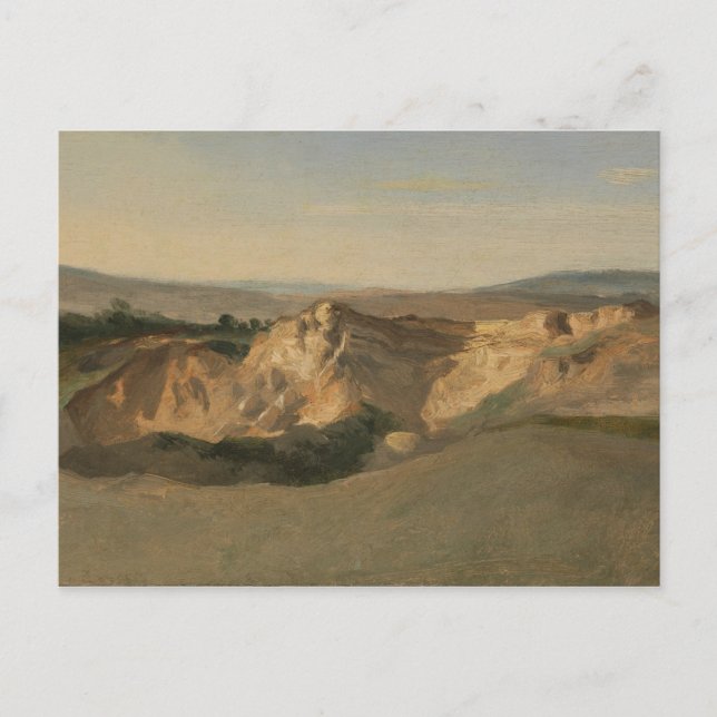 Jean-Baptiste-Camille Corot - Italian Landscape Postcard (Front)