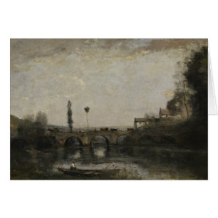 Jean-Baptiste-Camille Corot -Landscape with Bridge