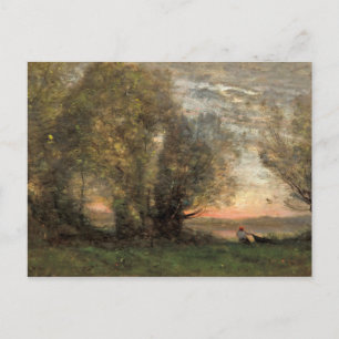 Jean-Baptiste-Camille Corot - The Fisherman Postcard