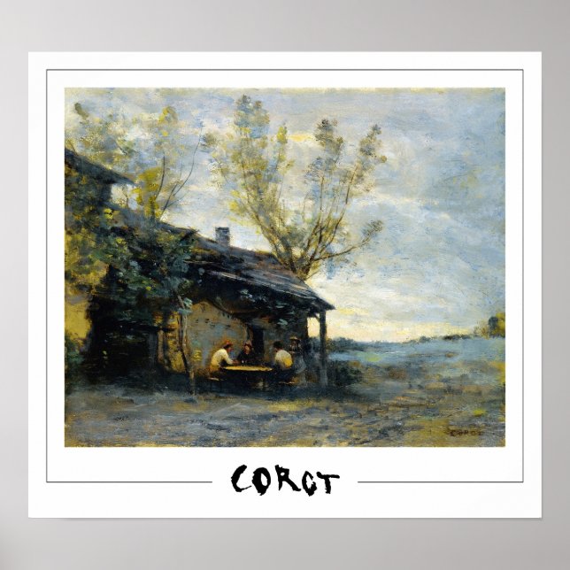 Jean-Baptiste-Camille Corot Zedign Art Poster #10- (Front)