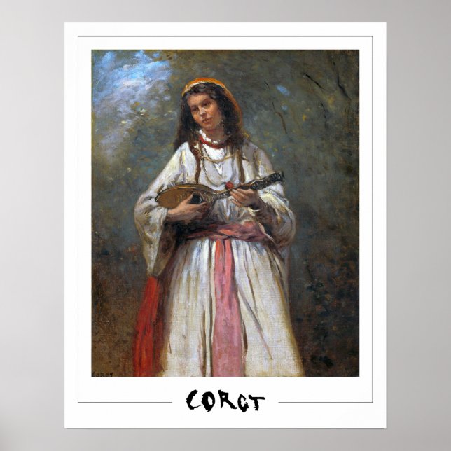 Jean-Baptiste-Camille Corot Zedign Art Poster #170 (Front)