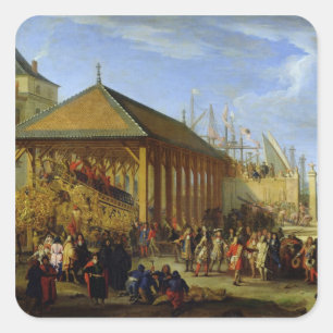 Jean-Baptiste Colbert Marquis de Seignelay Square Sticker