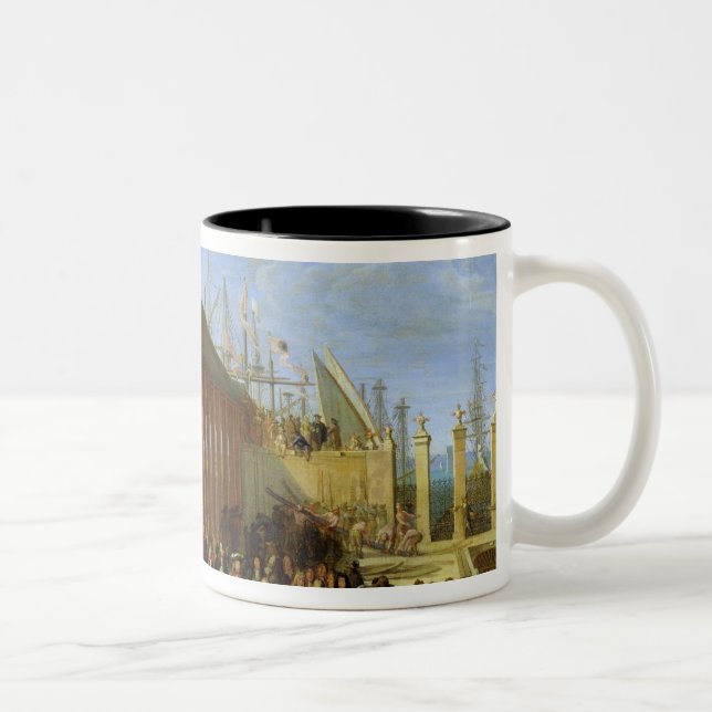 Jean-Baptiste Colbert  Marquis de Seignelay Two-Tone Coffee Mug (Right)