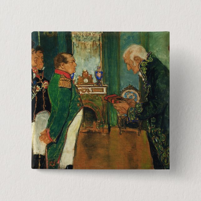 Jean-Baptiste de Lamarck 15 Cm Square Badge (Front)