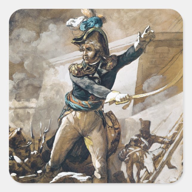 Jean Baptiste Kleber Square Sticker (Front)