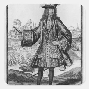 Jean Bernard Desjean Baron de Pointis Square Sticker