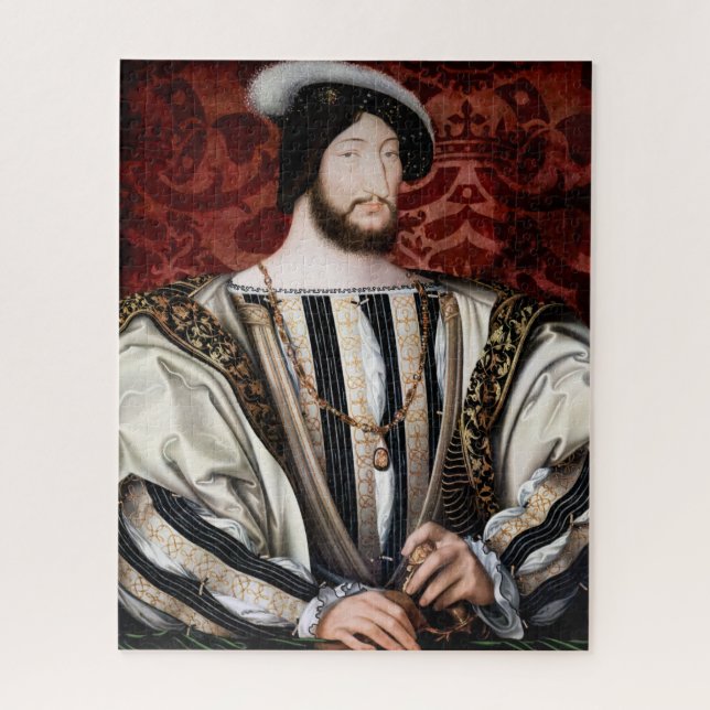 Jean Clouet - Francois I, King of France Jigsaw Puzzle (Vertical)