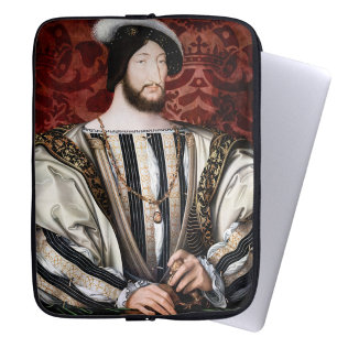 Jean Clouet - Francois I, King of France Laptop Sleeve